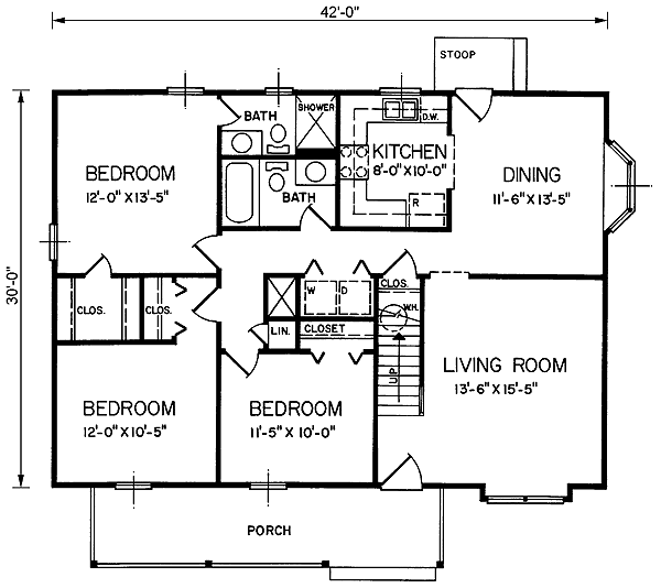 main floor house blueprint