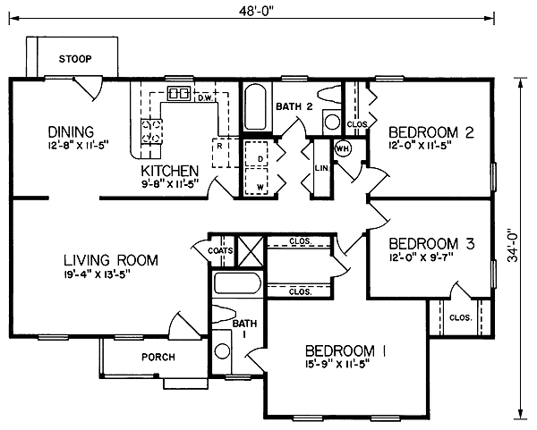 main floor house blueprint