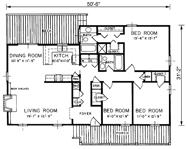 main floor house blueprint