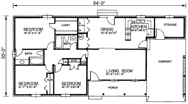 main floor house blueprint
