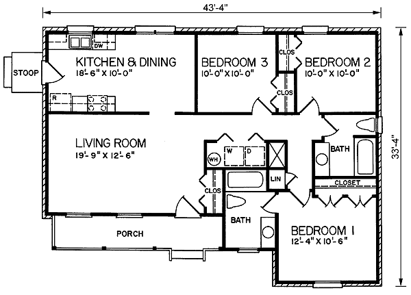 main floor house blueprint
