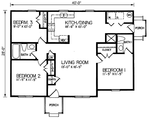 main floor house blueprint