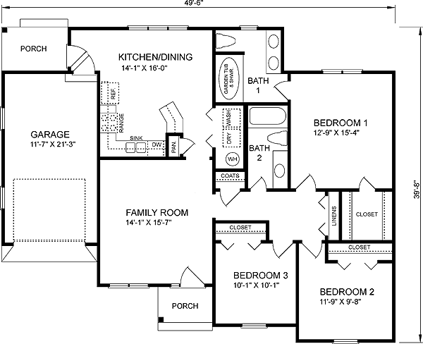 main floor house blueprint