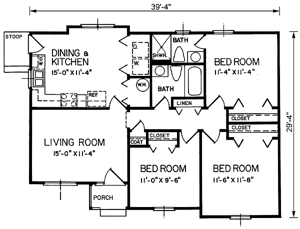 main floor house blueprint
