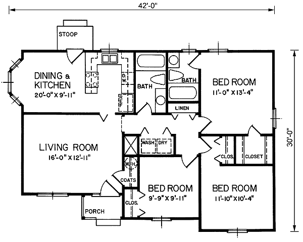 main floor house blueprint