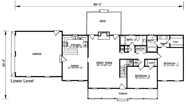main floor house blueprint