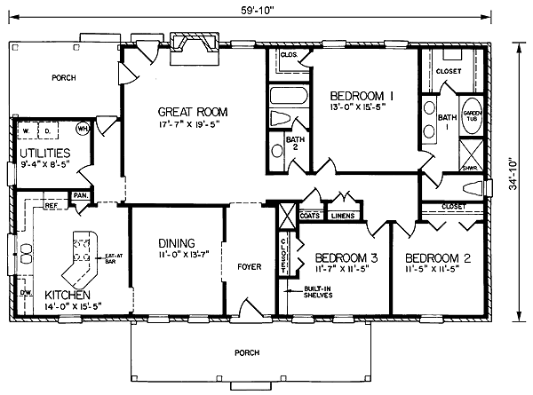 main floor house blueprint