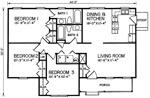 main floor house blueprint