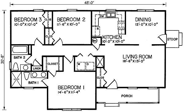 main floor house blueprint
