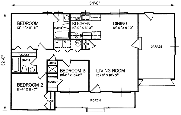 main floor house blueprint