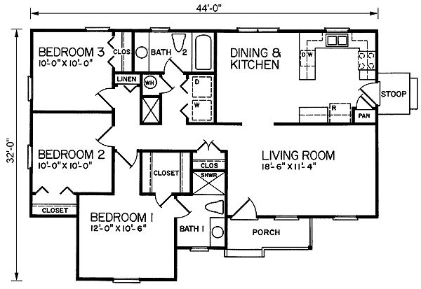 main floor house blueprint