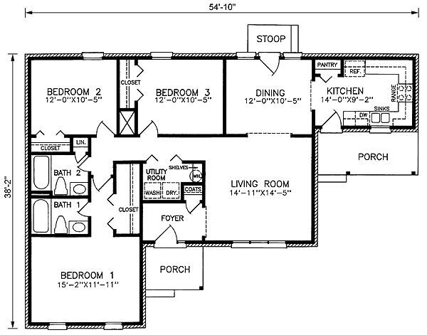 main floor house blueprint