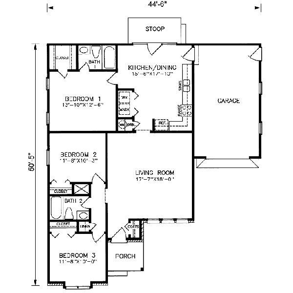 main floor house blueprint