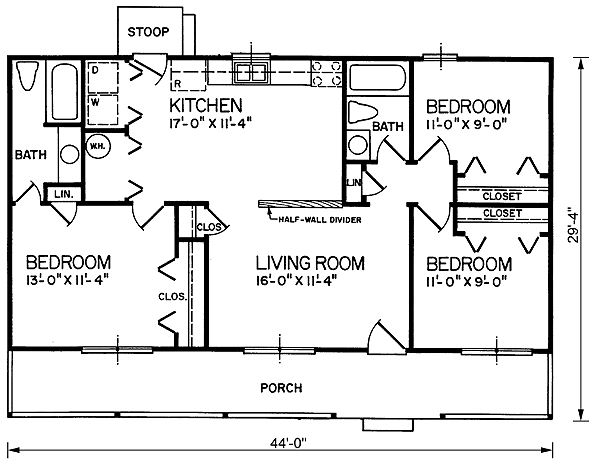 main floor house blueprint