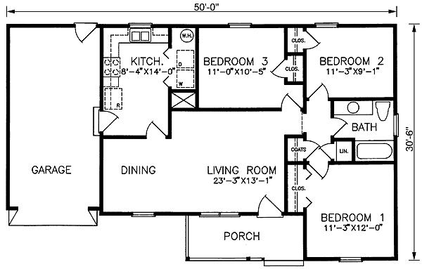 main floor house blueprint