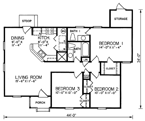 main floor house blueprint