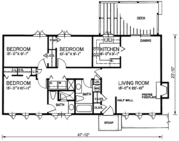 main floor house blueprint