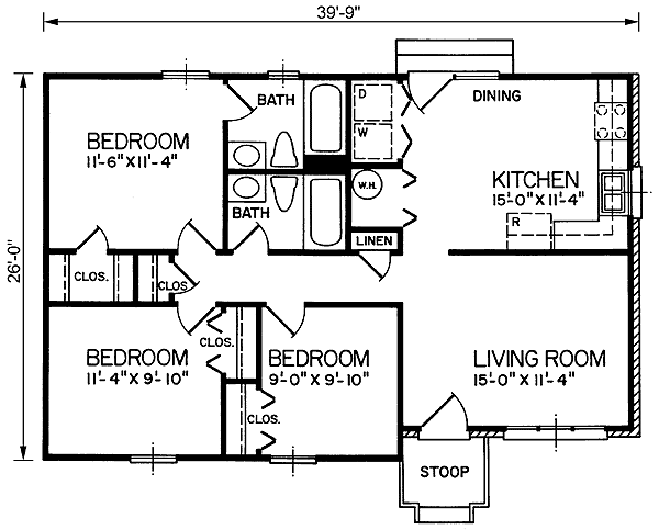 main floor house blueprint