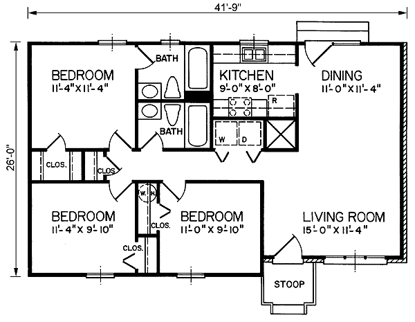 main floor house blueprint