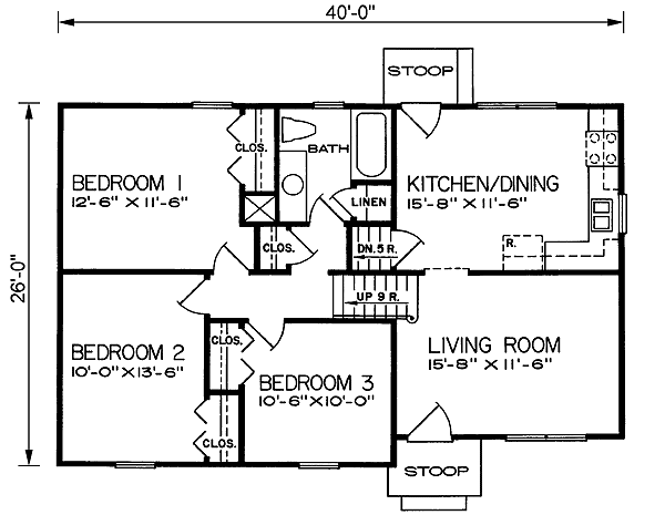 main floor house blueprint