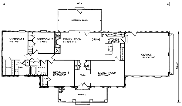 main floor house blueprint