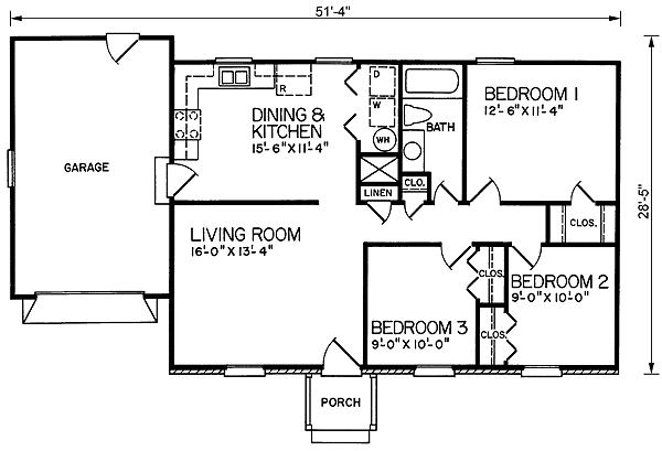 main floor house blueprint