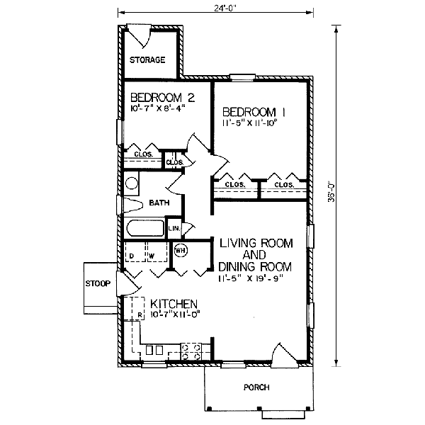 main floor house blueprint