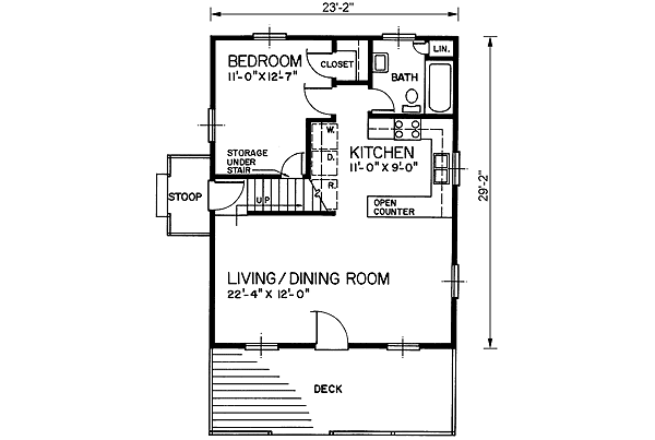 main floor house blueprint