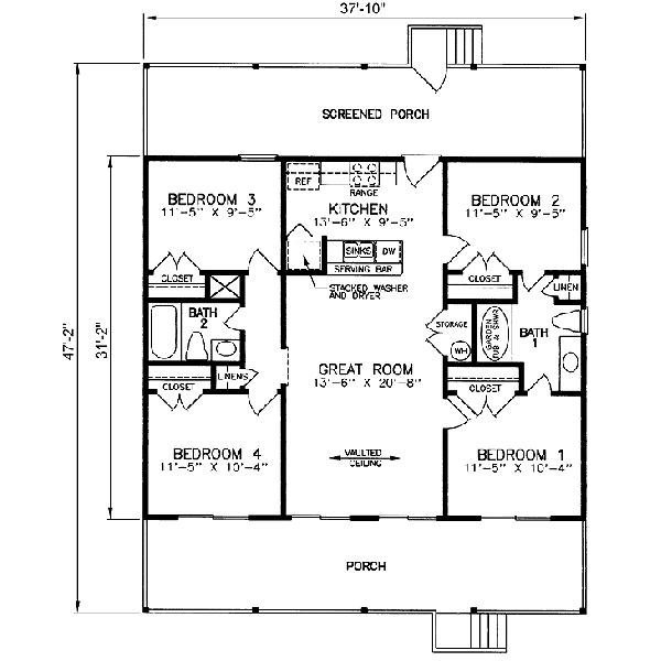 main floor house blueprint