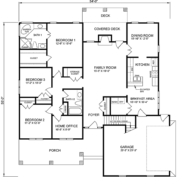 main floor house blueprint