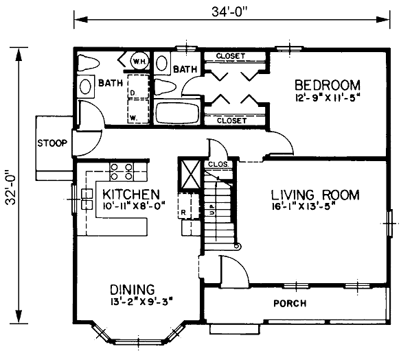 main floor house blueprint