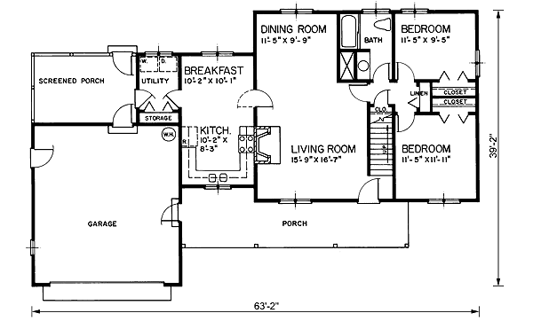 main floor house blueprint