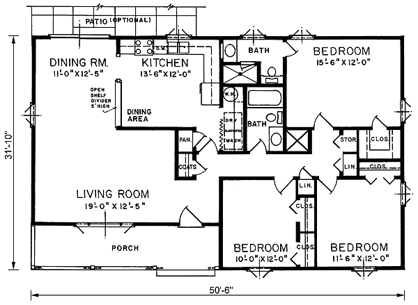 main floor house blueprint