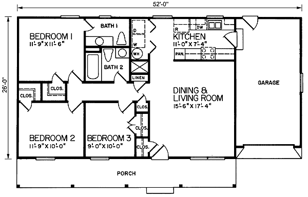 main floor house blueprint