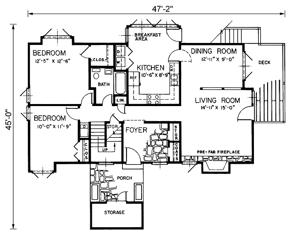 main floor house blueprint