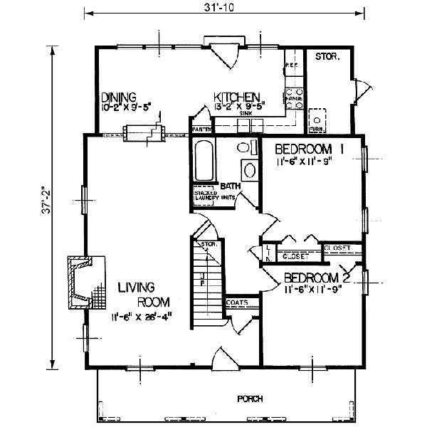 main floor house blueprint