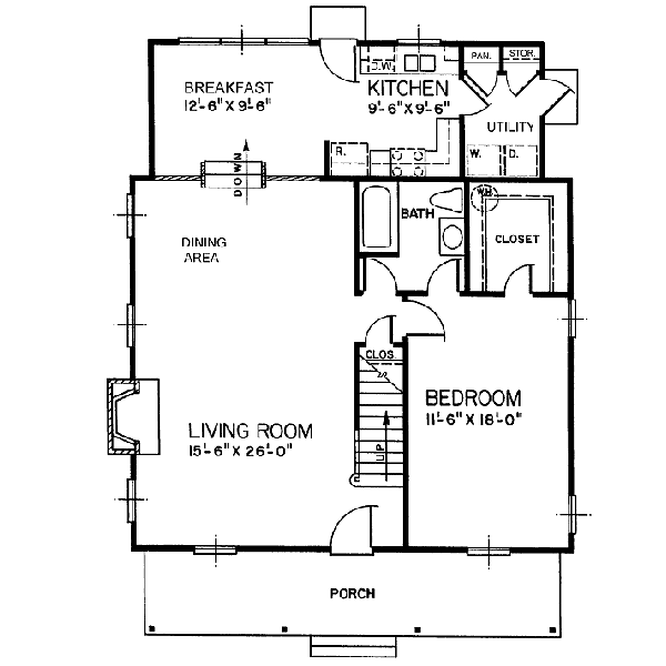 main floor house blueprint