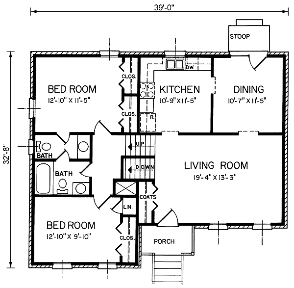 main floor house blueprint