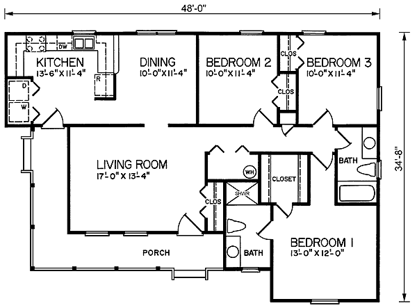 main floor house blueprint