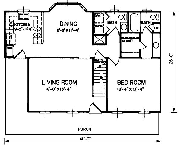 main floor house blueprint