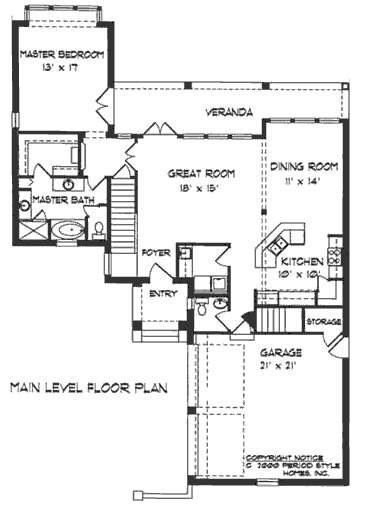 main floor house blueprint