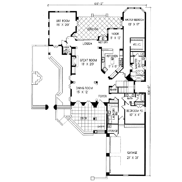 main floor house blueprint