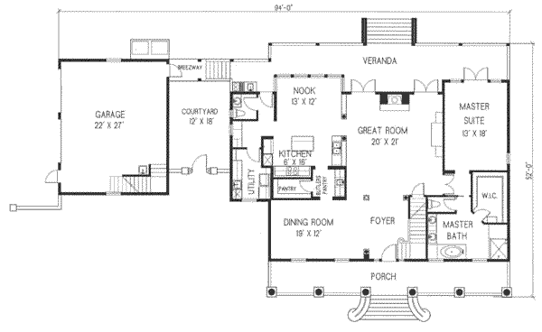 main floor house blueprint
