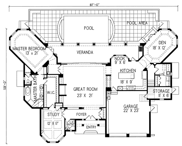 main floor house blueprint