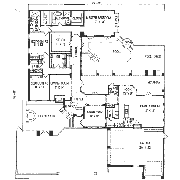 main floor house blueprint