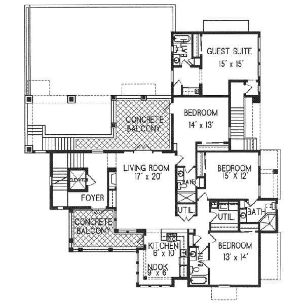 main floor house blueprint