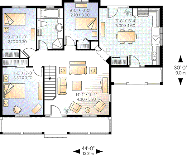 main floor house blueprint