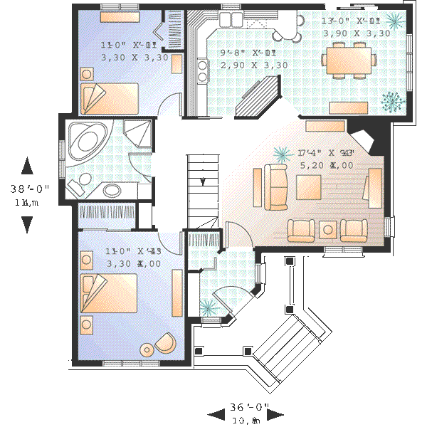 main floor house blueprint