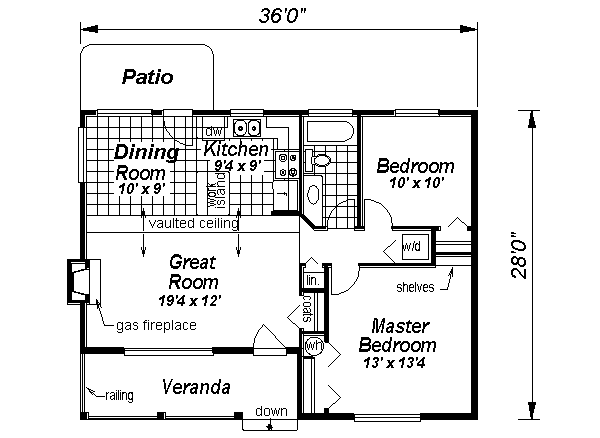main floor house blueprint