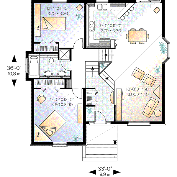 main floor house blueprint